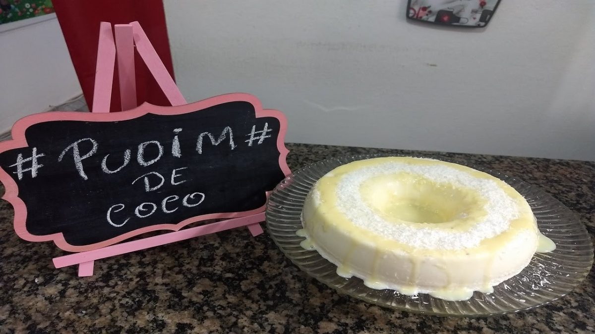 Pudim de coco ( que não vai ao forno) Muito simples e delicioso