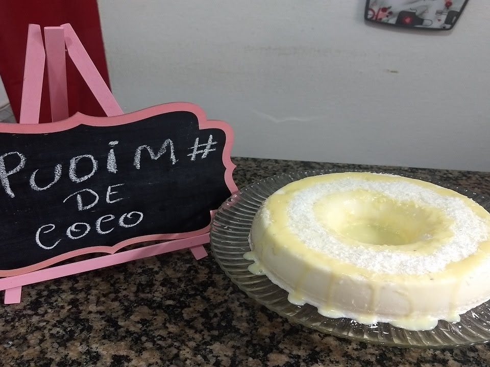 Pudim de coco ( que não vai ao forno) Muito simples e delicioso