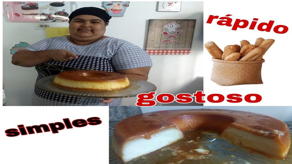 Pudim de pão.  facil e simples