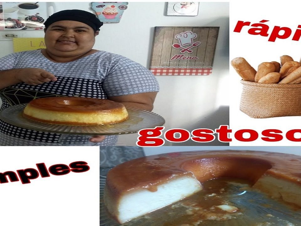 Pudim de pão.  facil e simples