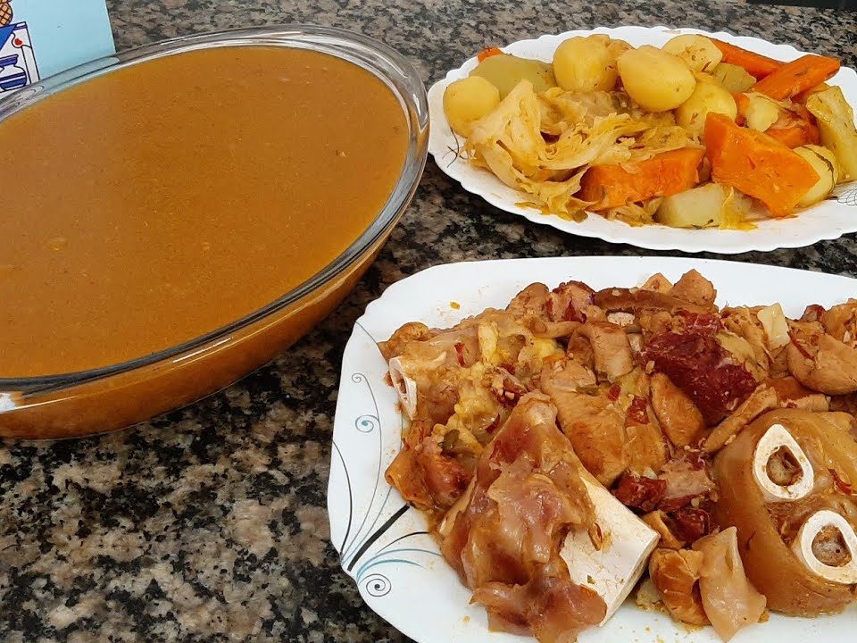 Mão de vaca com pirão/comida nordestina/uma delícia 🥘🥘🥘