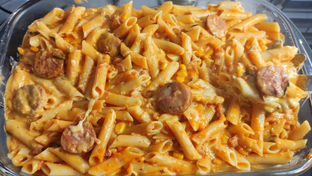 macarrão cremoso de panela de pressão 3 minutos esta pronto!#macarrão 🍝