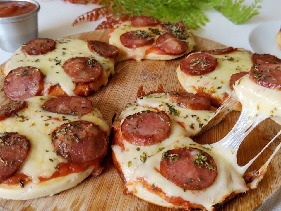 Sem Forno | Mini Pizza de Liquidificador Pronta em 5 Minutos