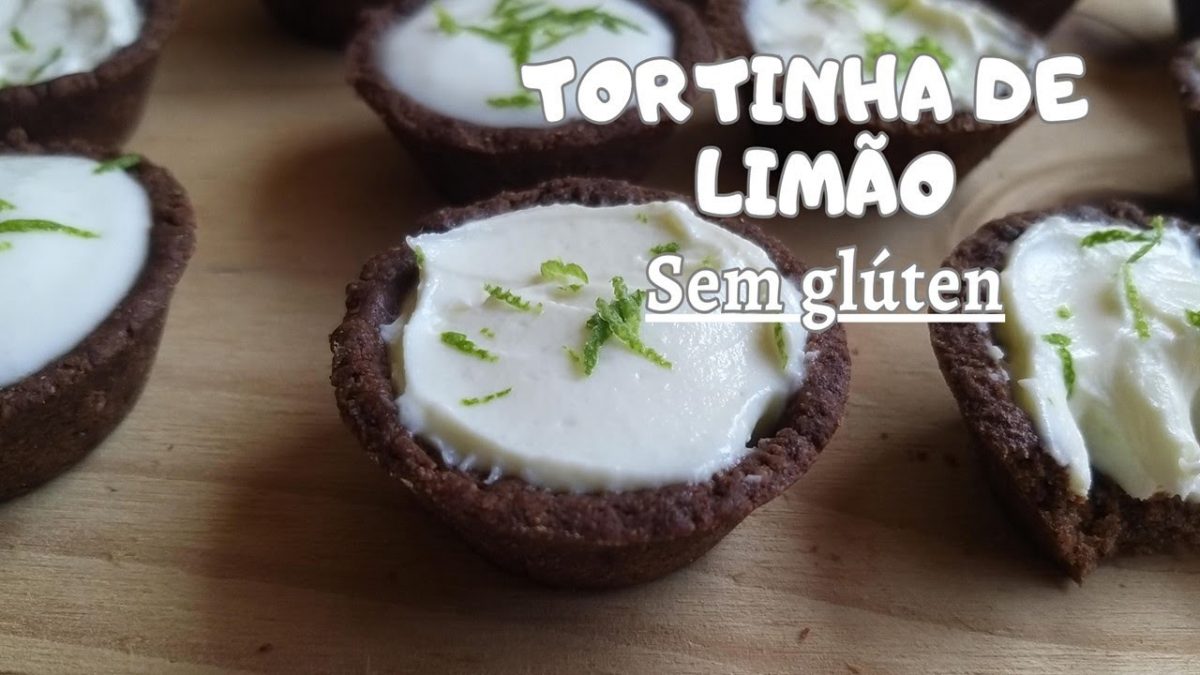 SOBREMESA FIT - Mini Torta Mousse de Limão SEM AÇÚCAR SEM GLÚTEM