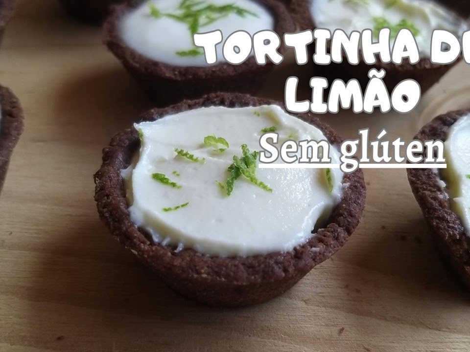 SOBREMESA FIT - Mini Torta Mousse de Limão SEM AÇÚCAR SEM GLÚTEM