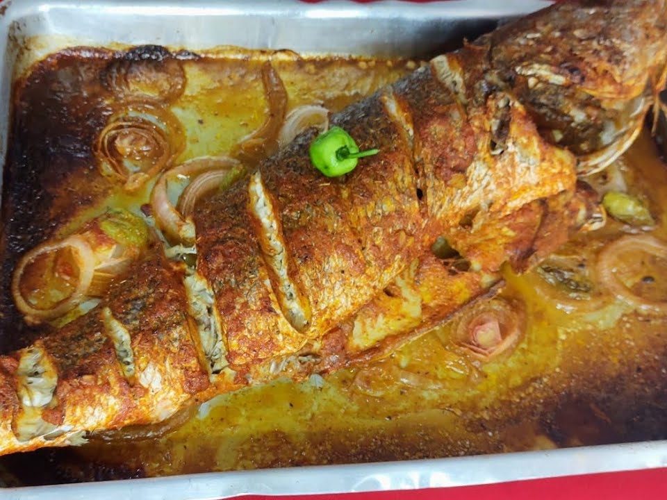 Peixe assado no forno / como temperar e assar corretamente, uma verdadeira delícia !!😋#peixe