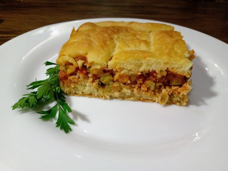 Torta de Frango de Liquidificador