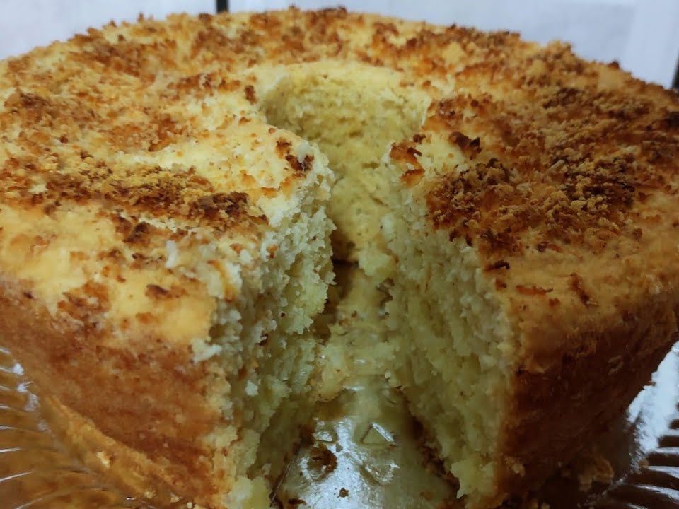 Bolo de massa puba / uma verdadeira delícia  com cafezinho nesse frio! comida típica nordeste