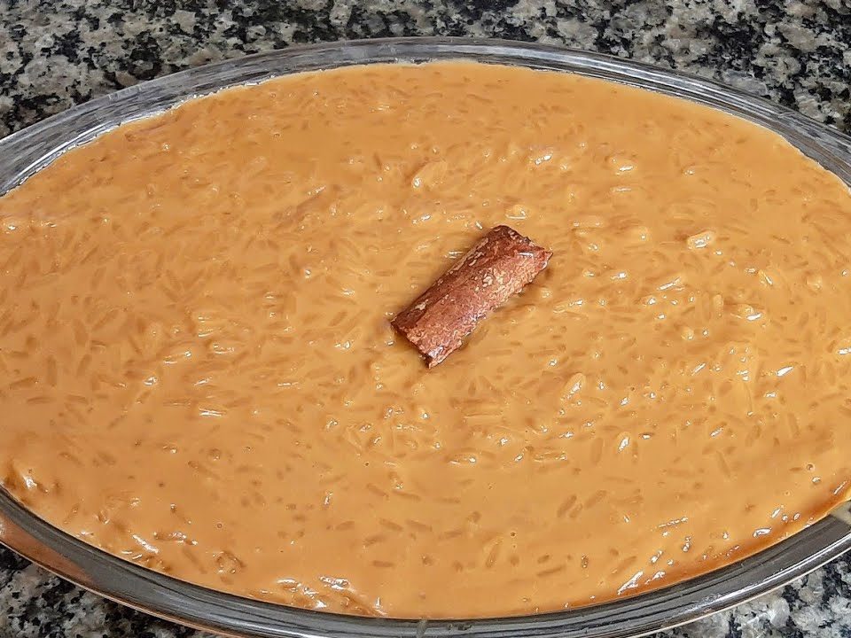 Arroz doce caramelizado/muito cremoso uma delícia 🥥🥥