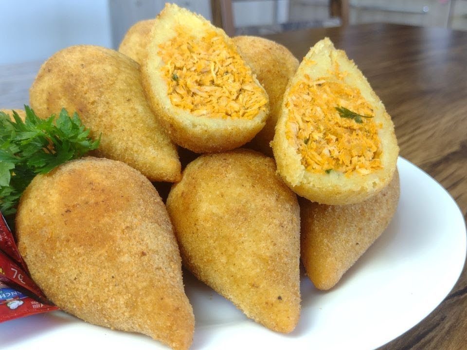 COXINHA DE FRANGO FÁCIL, SEQUINHA E CROCANTE!!