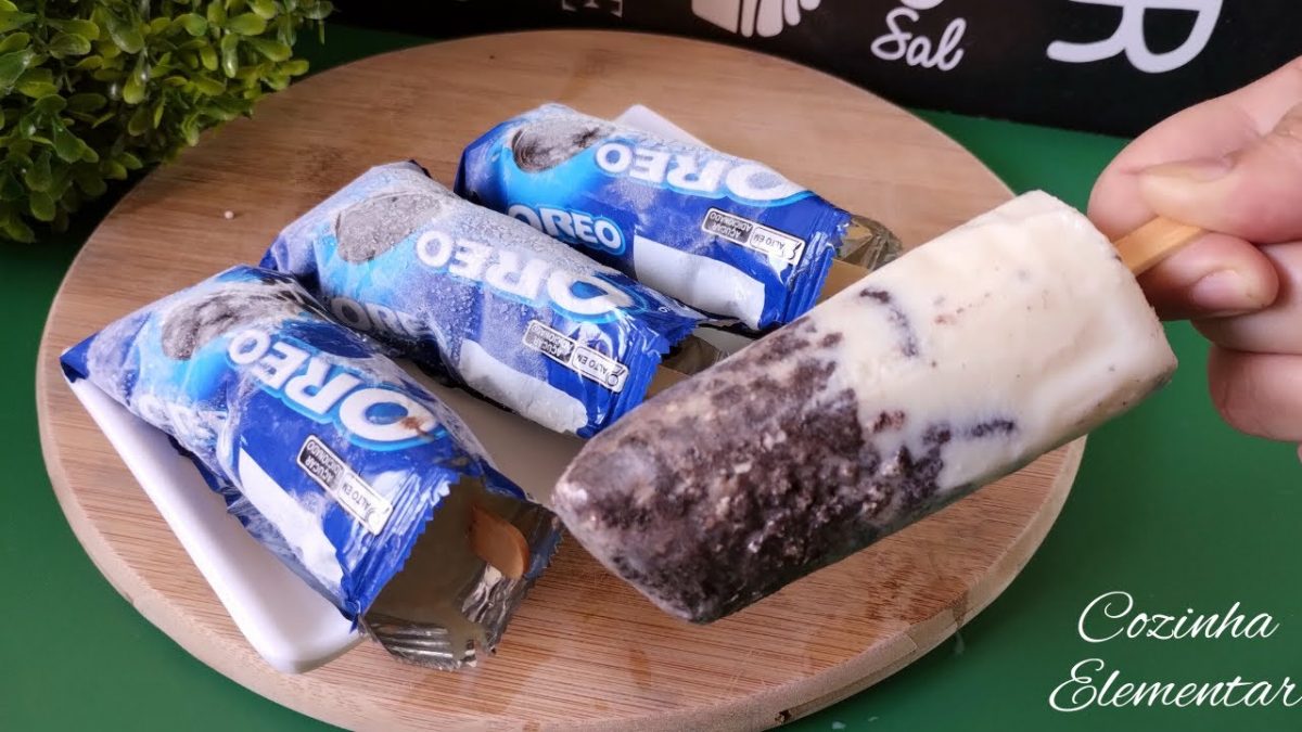 DO BISCOITO AO PICOLÉ | APENAS 3 INGREDIENTES | Picolé de Oreo