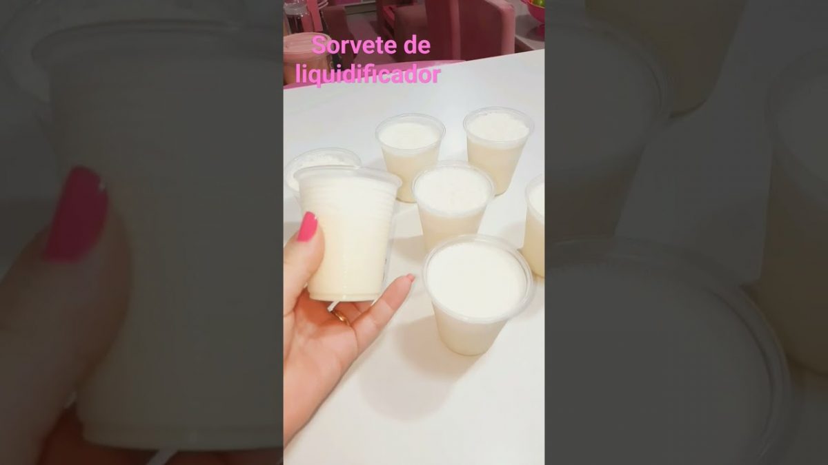 ESSE SORVETE É MUITO FÁCIL NO LIQUIDIFICADOR FAÇA ESSA DELICIA DE SORVETE CREMOSO 🤤😋