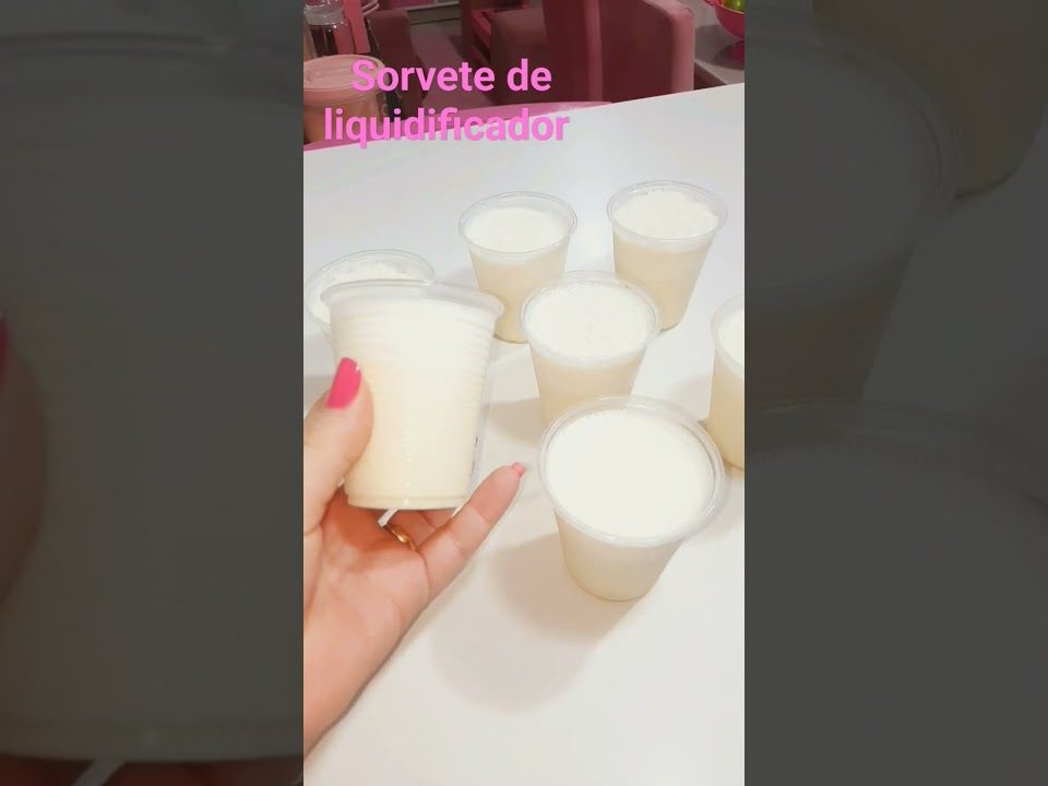 ESSE SORVETE É MUITO FÁCIL NO LIQUIDIFICADOR FAÇA ESSA DELICIA DE SORVETE CREMOSO 🤤😋