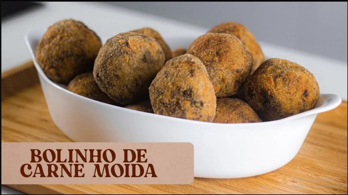 O SEGREDO DO FAMOSO BOLINHO DE BOTECO FEITO COM CARNE MOÍDA.