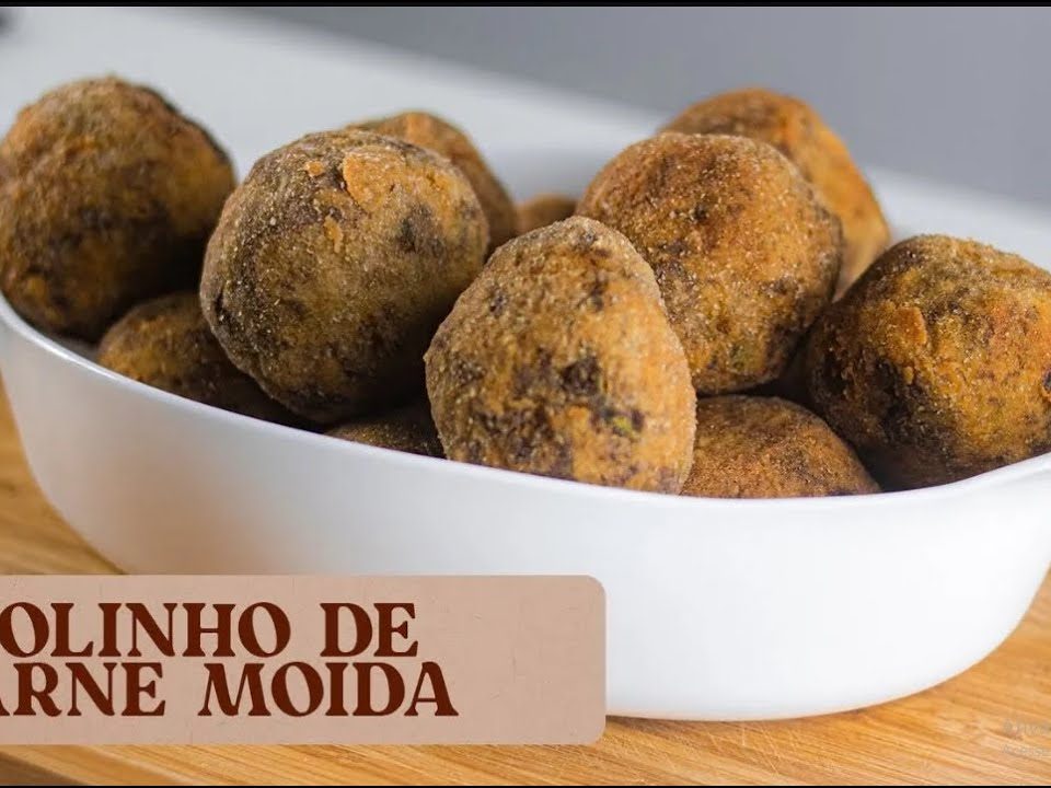 O SEGREDO DO FAMOSO BOLINHO DE BOTECO FEITO COM CARNE MOÍDA.