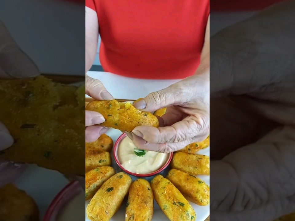 Receita de bolinhose batata com cenoura fácil.