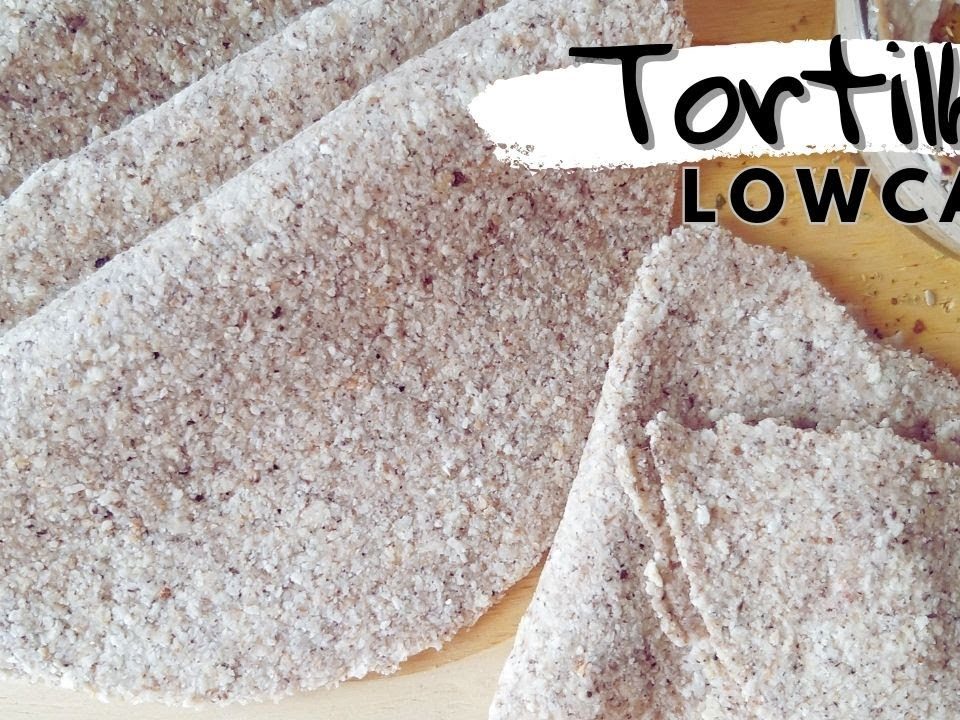 Tortilha Lowcarb - só 4 ingredientes - receita zero lactose e vegana