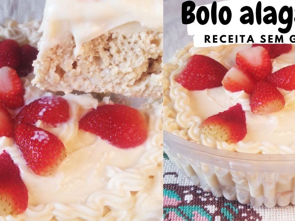 RECEITA VIRAL  BOLO ALAGADO/INUNDADO de baunilha  - SEM GLÚTEN  sem leite condensado