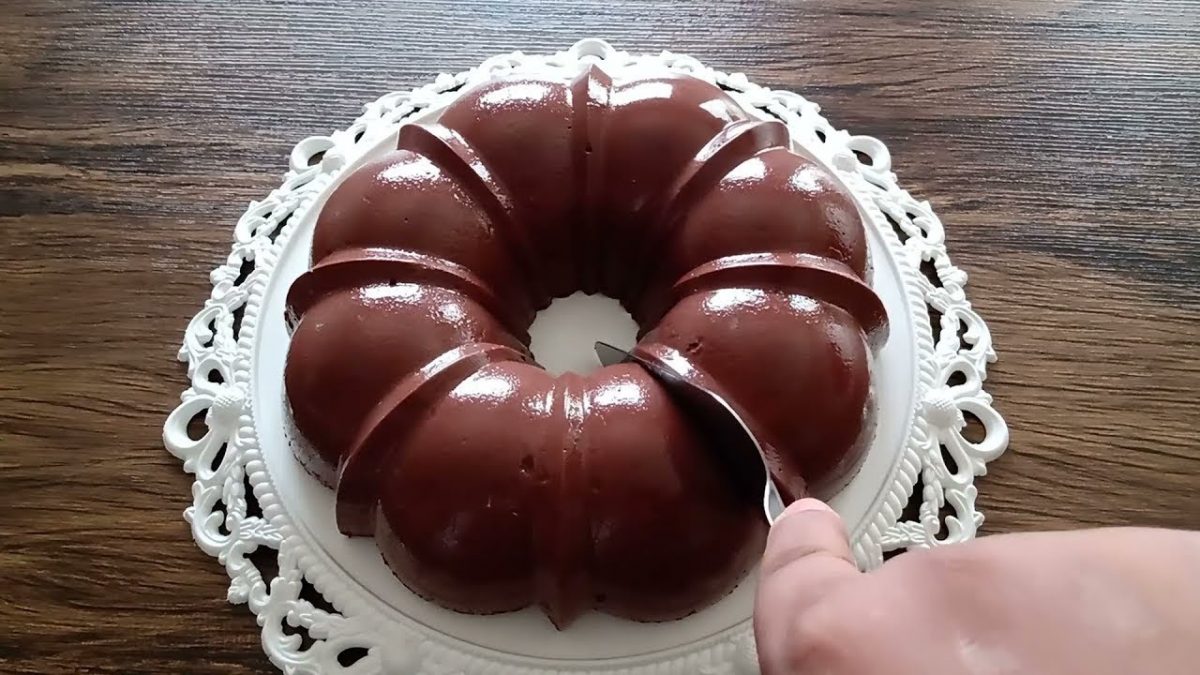 PUDIM DE CHOCOLATE  DELICIOSA SOBREMESA SABOR DANETTE 😋😋🤩